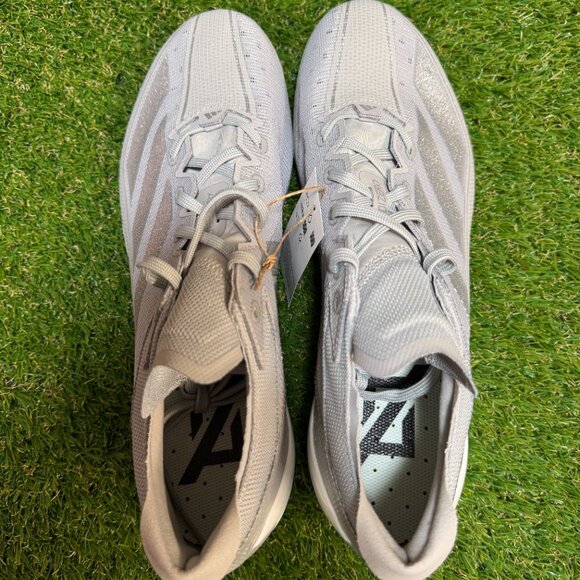 Adidas Adizero Electric Football Cleats Grey Silver Metallic IE4386 Men\'s 12 NEW main image 10